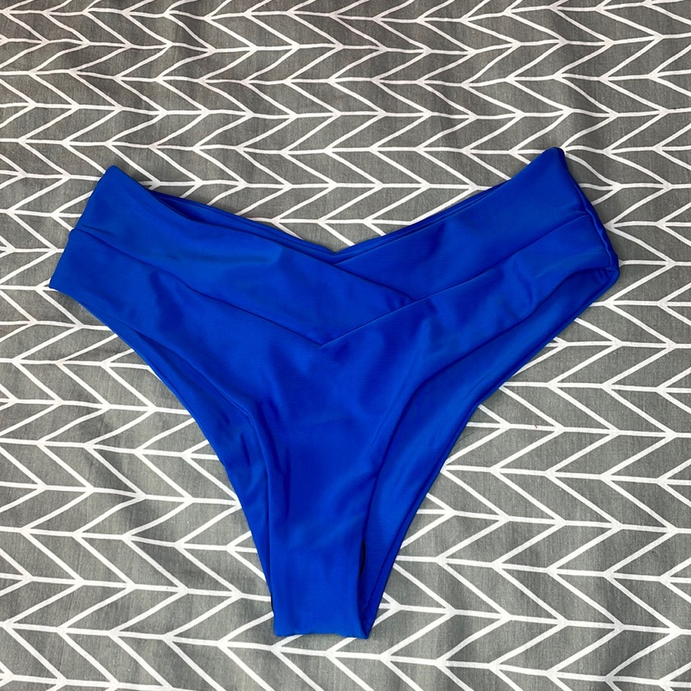 Blue Shein Bikini Bottoms